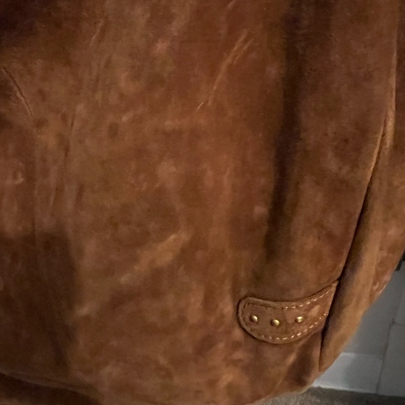 Free People Tan Suede Tote Bag - Picture 4 of 8